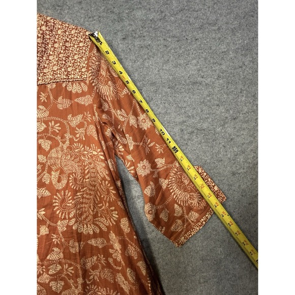 April Cornell Dancing Peacock Tunic Pockets SZ M NWT - Picture 8 of 10